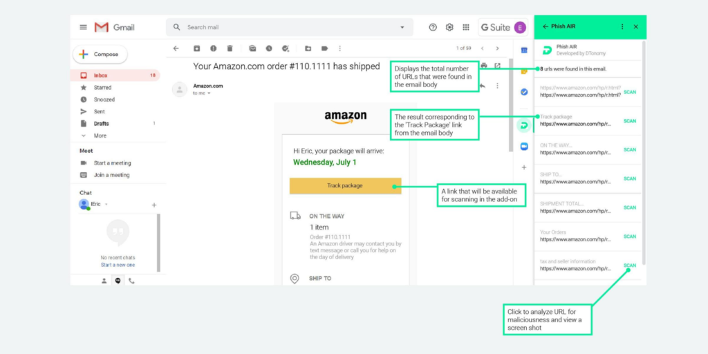 Phish AIR - DTonomy's Phishing Email Tool