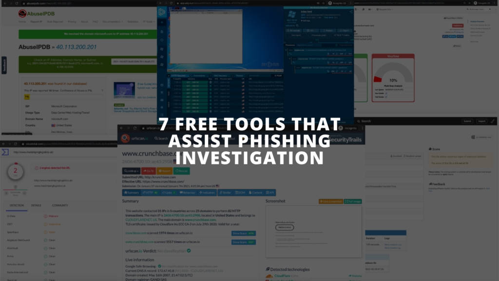 Free Tools For Phishing Investigation - DTonomy